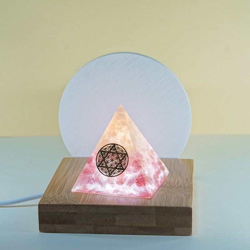 【Love and Happiness Come】Opal Strawberry Crystal Energy Tower - Items for Display - Gemstone Pink