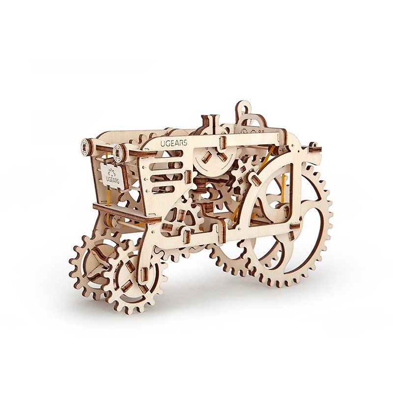/Ugears/ Ukrainian wooden model tractor Tractor - Gadgets - Wood 