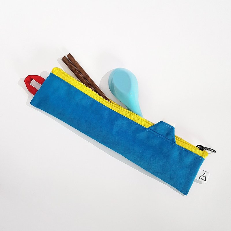 あの富士山/環境食器バッグ[ギフト/ギフト] - 箸・箸置き - その他の素材 ブルー