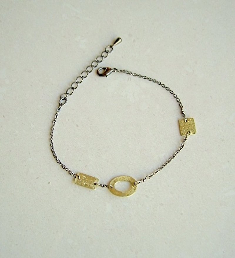 □ and ◯ bracelet - Bracelets - Other Metals Gold