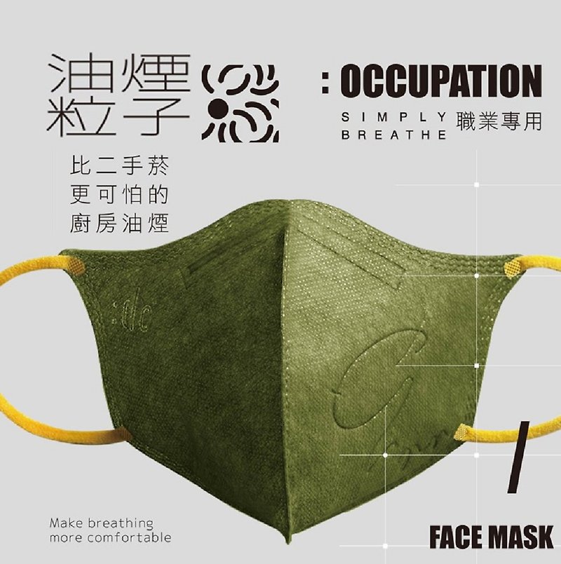 :dc Mask for Kitchen Smoke  Protection - แกดเจ็ต - วัสดุอื่นๆ สีเงิน
