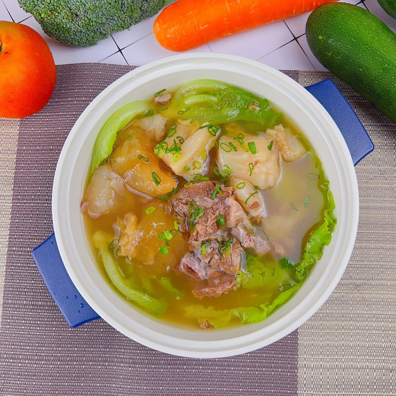 【搭嘴好食】即食清燉半筋半肉牛肉湯(500g/包) - 料理包/調理包 - 新鮮食材 白色