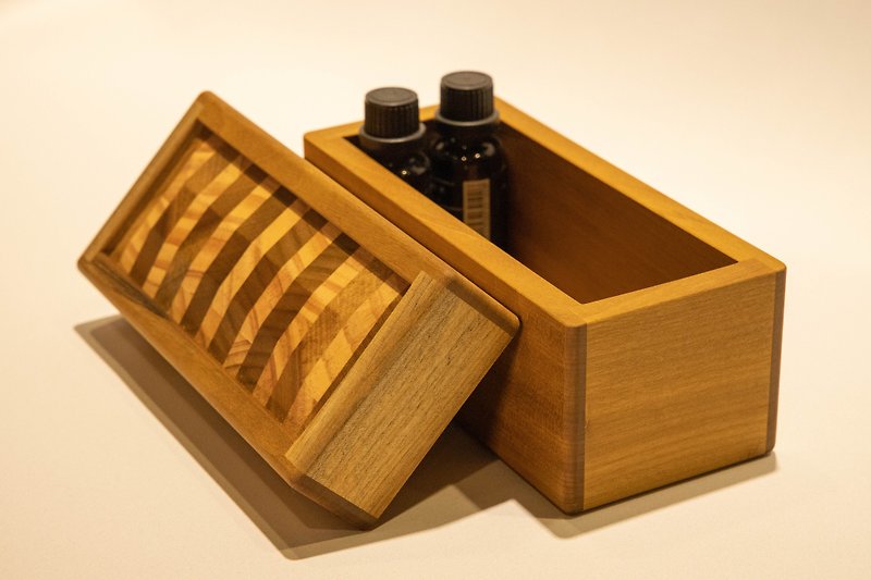 [It must be wood] Color-hopping storage box - Storage - Wood Brown