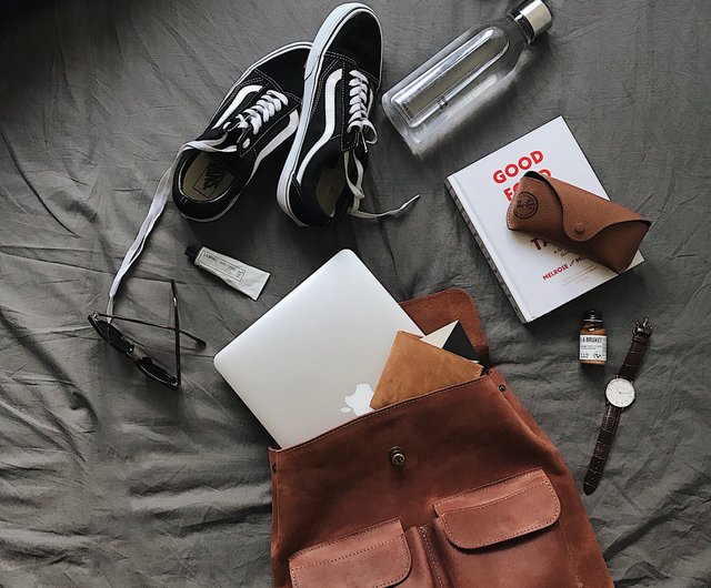 ブラウンレザー風リュック手作り擦り染め 名前はカスタマイズできます ブラウンレザー風リュック手作り擦り染め 名前はカスタマイズできます