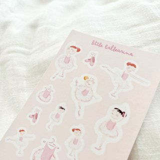 Ballerina Girls Sticker Sheet