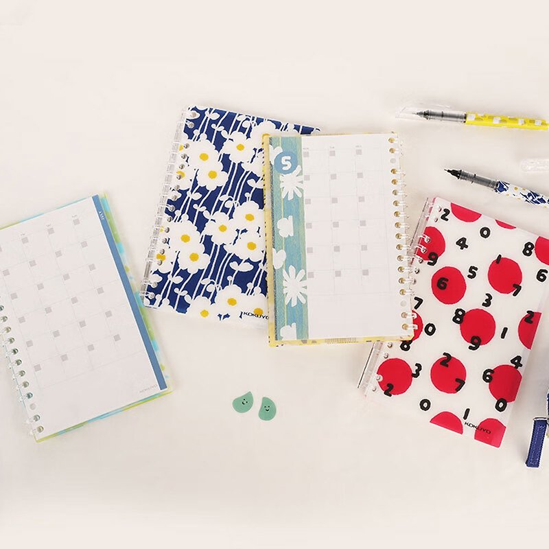 KOKUYO SOU・SOU joint MO non-expiry monthly diary B5 Hyuga heating - Notebooks & Journals - Paper Multicolor