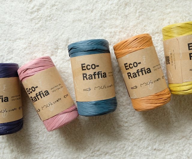 Washable Paper Yarn Soft Paper Raffia for Crocheting,Knitting(200 Meter) -  Shop Natural Club Knitting, Embroidery, Felted Wool & Sewing - Pinkoi