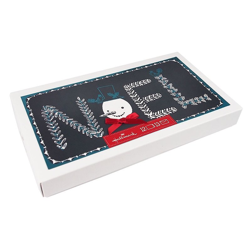 Snowman World Christmas Box Cards 12 pieces [Hallmark-Card Christmas Series] - Cards & Postcards - Paper Red