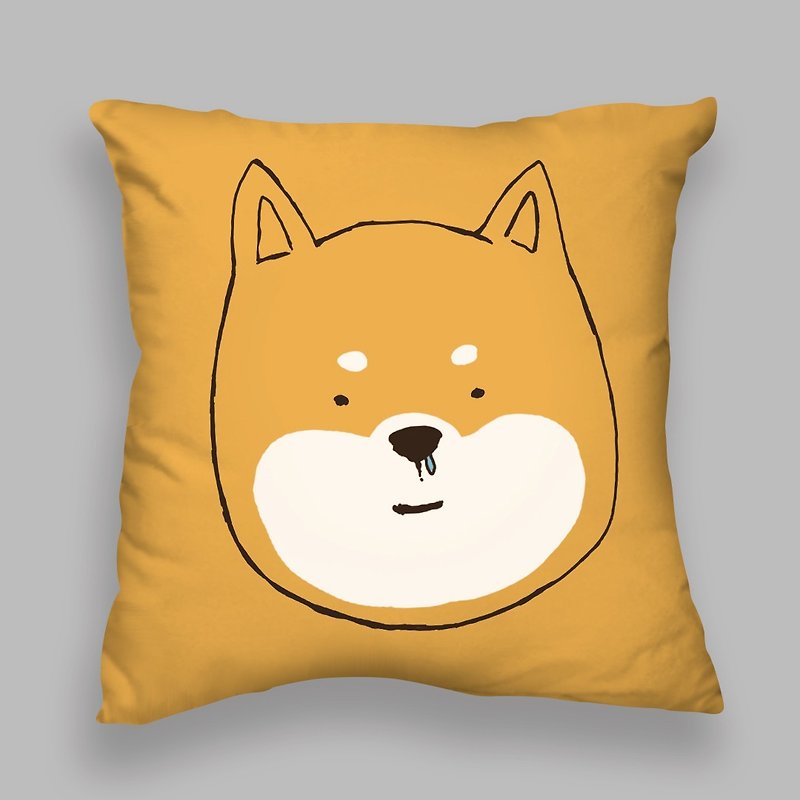 Mood Zoo / Chai Stay Pillow / Pillow / Cushion / Exchange Gifts - หมอน - ผ้าฝ้าย/ผ้าลินิน สีส้ม