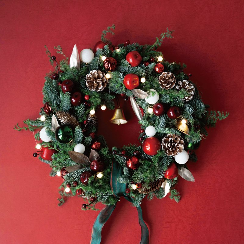 [Limited Offer] Christmas Wreath-Handmade - Plants - Plants & Flowers Green