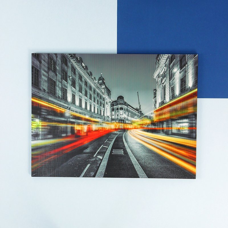 HomePlus英国のフレームレス絵画がロンドンで輝く40x30cm - ポスター・絵 - 木製 多色