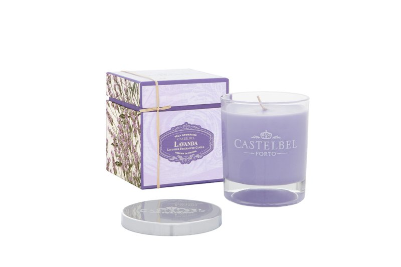 CASTELBEL PORTO Ambiente Scented Candle Lavender - Candles & Candle Holders - Glass Purple