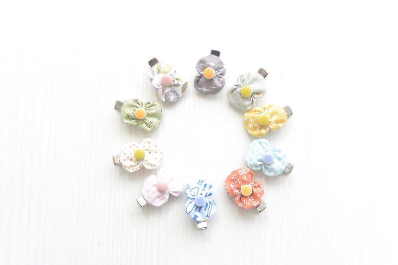 Cotton & Hemp Hair Accessories Multicolor - Baby Butterfly Hair Clip