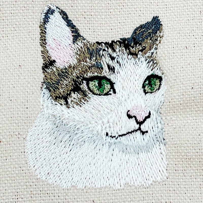 [Add-on customization] Pet head embroidery [Add-on embroidery]_ Furry child texture electric embroidery - หมอน - งานปัก หลากหลายสี