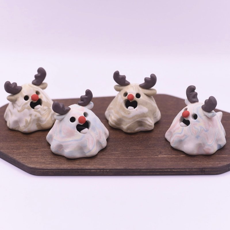 トナカイおばけ - 人形・フィギュア - 陶器 