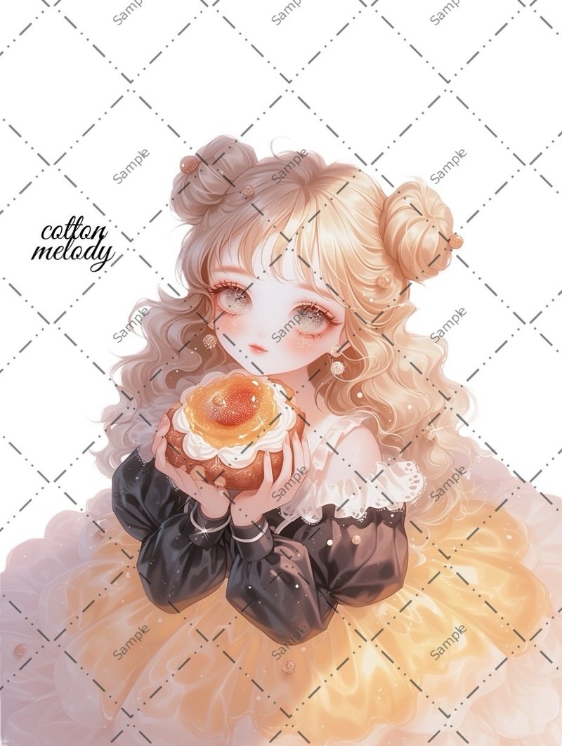 original sticker no.1616 人物ステッカー オリジナルステッカー 人物ステッカー 女の子ステッカー オリジナル人物ステッカー - 貼紙 - 紙 