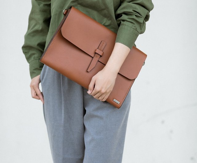 Washable Paper Folder Bag briefcase bag Laptop bag, Work hndbag, Portfolio  Bag - Shop naturaism Clutch Bags - Pinkoi