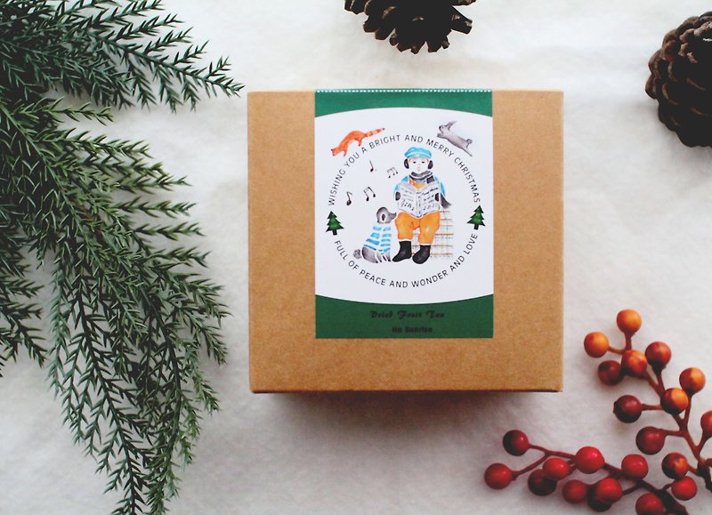 ❖ Xiao He Day ❖ Christmas Special Limited | Integrated Fruit Tea / Dried Fruit Tea (6 in) Exchange Gift - Tea - Fresh Ingredients 