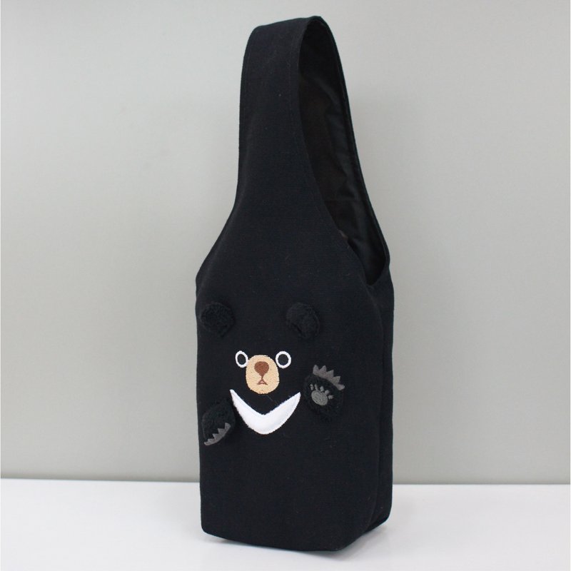 [Ramping animals] Taiwan black bear bag - Handbags & Totes - Polyester Black