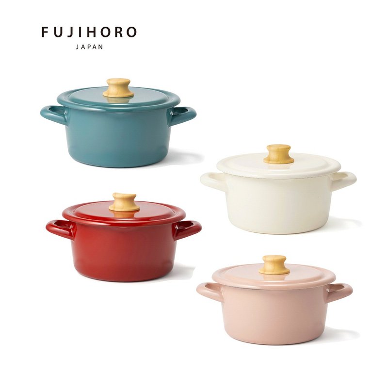 【公式直販】COTTON シンプルシリーズ 両耳ホーロー鍋 18cm-2.3L - 調理器具 - 琺瑯 ピンク