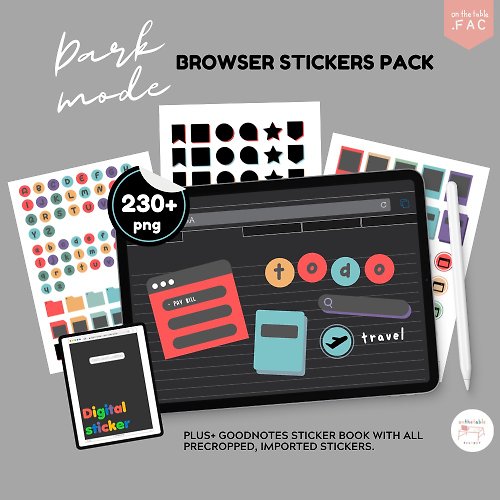 450 Digital Stickers, Boho stickers set, goodnotes sticker book