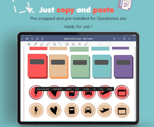 Digital】230+ Dark-mode Browser Digital Sticker for GoodNotes Cute digital  stickers label - Shop onthetable-fac Digital Wallpaper, Stickers & App  Icons - Pinkoi