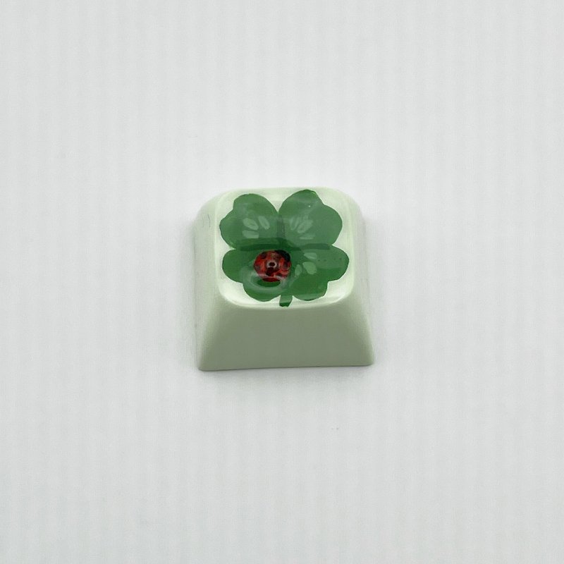 XDA keycap Clover and ladybug - Computer Accessories - Plastic Green