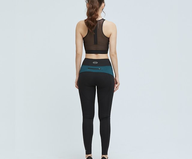 Women's Sports Tight Compression Pants - Black/Legion Blue - Shop