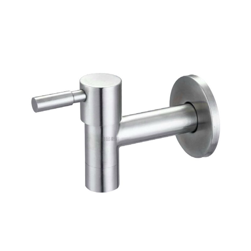 【RenShuiLiangPin Sanitary Ware】 Stainless Steel faucet (with bubbler) 34-502 Outdoor faucet - Bathroom Supplies - Stainless Steel Silver