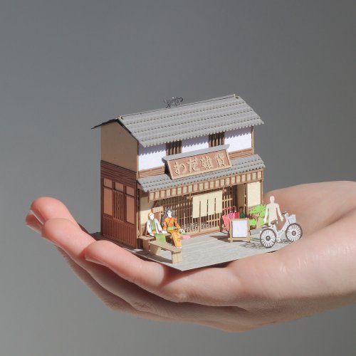FingerART 指の藝 雜貨店 FingerART紙藝術模型 連展示盒 日本文化系列 (SJ-516)