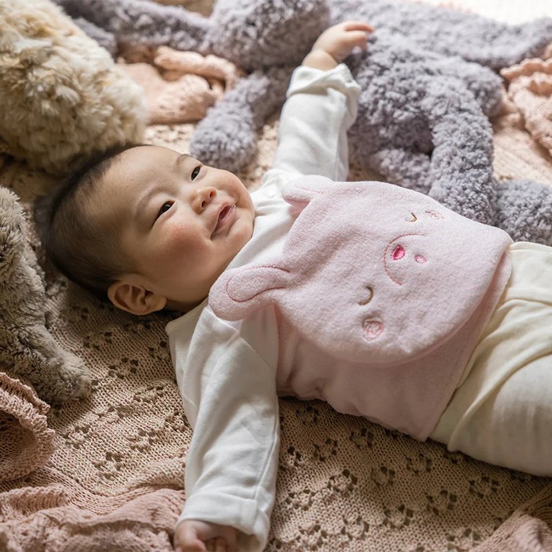日本妖精の森】嬰兒肚圍 睡眠兔 - 嬰兒床/床圍/寢具 - 棉．麻 