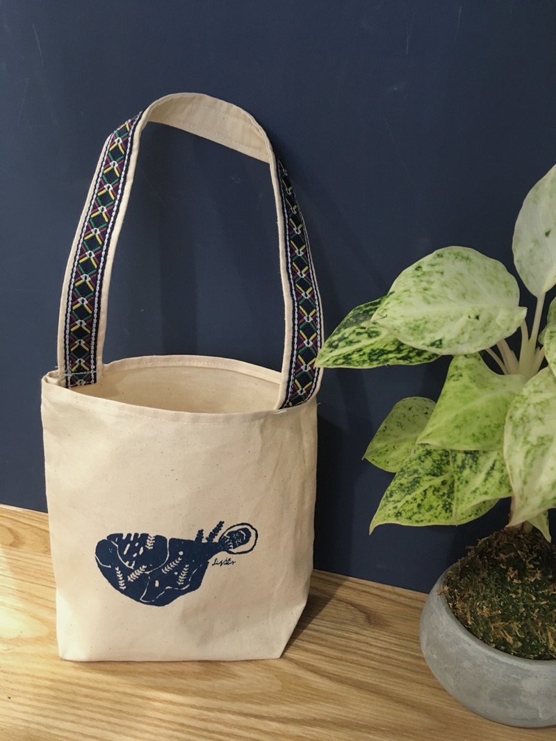 Mini fish jacquard bag - Handbags & Totes - Cotton & Hemp 