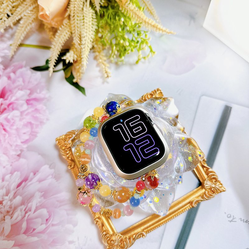 訂製apple watch 粉嫩系水晶錶帶 - 錶帶 - 水晶 多色