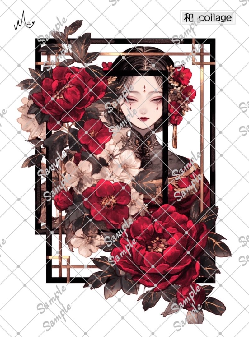 オリジナル人物ステッカー和シリーズ期間限定1月10日まで - ステッカー・シール - 紙 