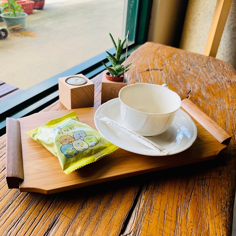Tea set tray/home/gift giving/storage - ถ้วย - ไม้ 