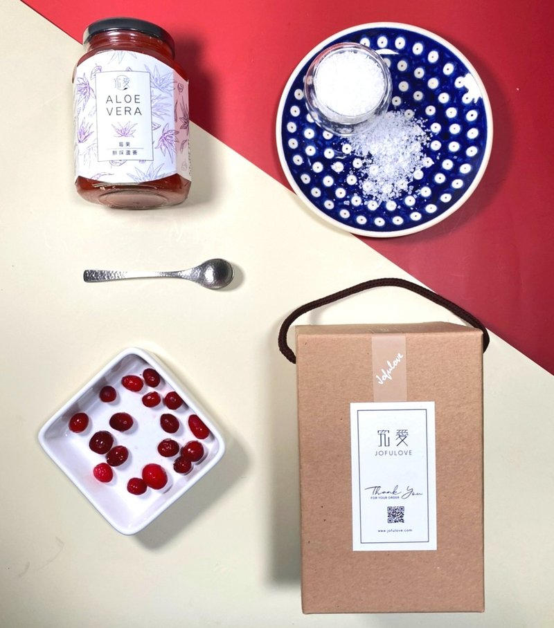 待上架【究愛燕窩】鮮採洛神蘆薈 單入文青提盒 380ml - 養生/保健食品/飲品 - 新鮮食材 紅色