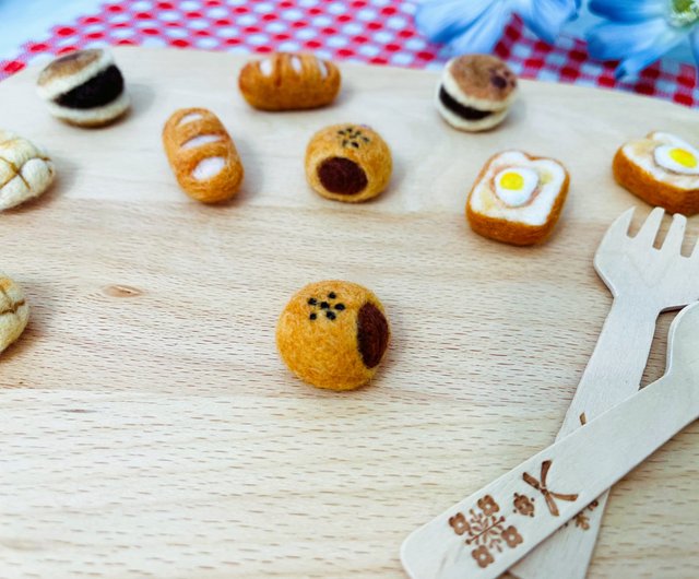 羊毛フェルト どんぐり♡ベビーヘアクリップ ヘアゴム 0_826121de4adff76d8873f13f3469