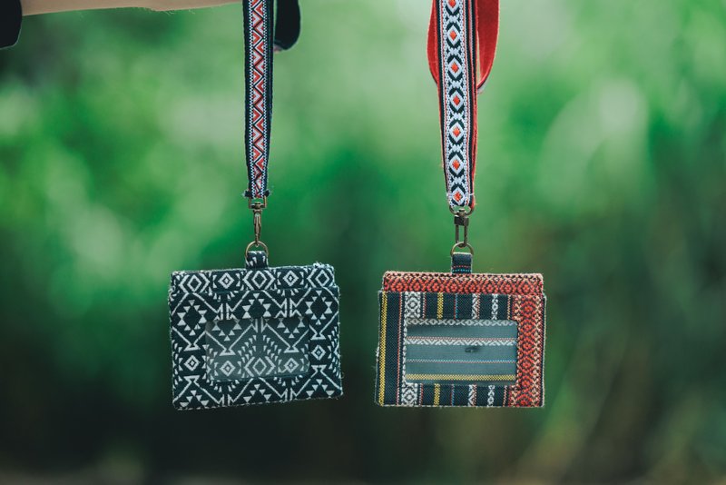 [Wei Ai Zhi Xin Industrial Textile] Original Folk Customs Identification Certificate - ID & Badge Holders - Cotton & Hemp Multicolor