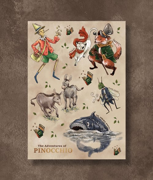 Tales and Wonders Pinocchio Stickers
