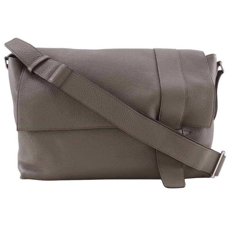 【日本直送】エルメス HERMES サックアルフレッド35 ショルダーバッグ トリヨンクレマンス トープ  メンズ【中古】 - 側背包/斜背包 - 真皮 咖啡色