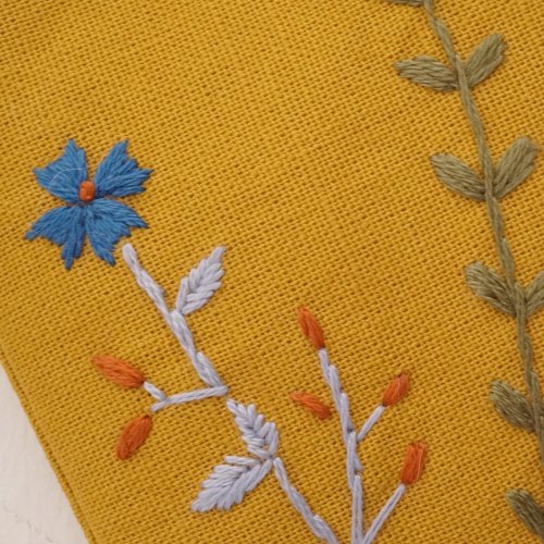 ElinaKung 高階手工刺繡-眼鏡收納袋