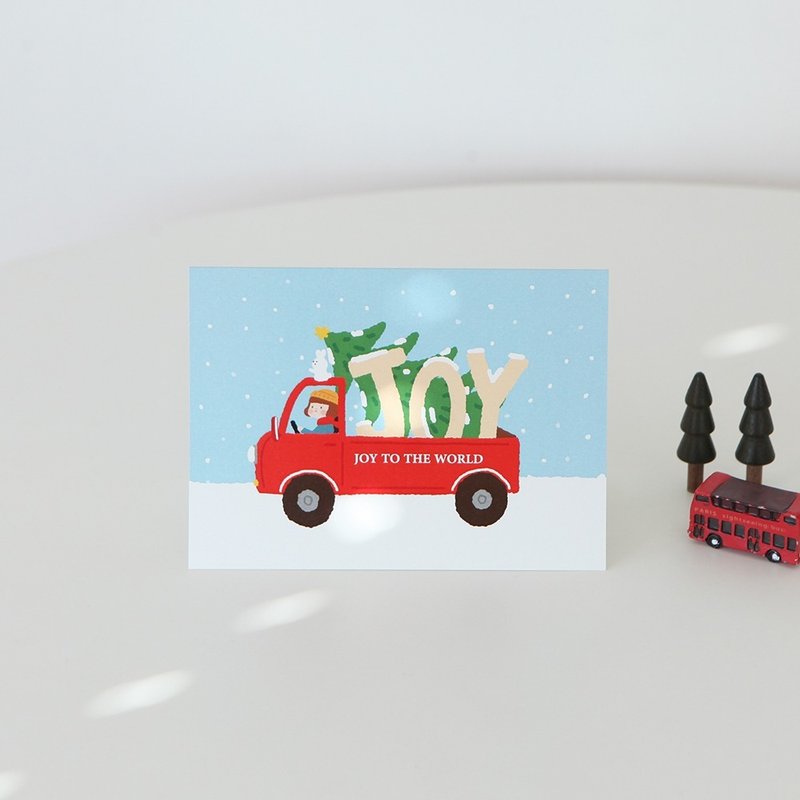 Lo‧Jen series Christmas greeting cards 04.Joy - Cards & Postcards - Paper 