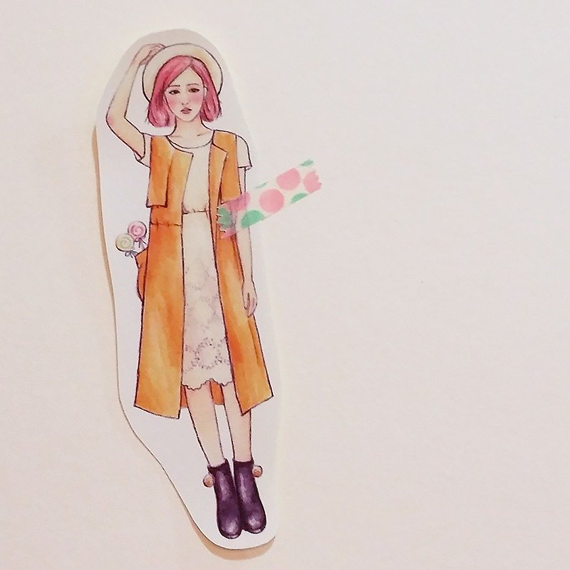 Paper Stickers - ✦ pocket candy girl / single body stickers