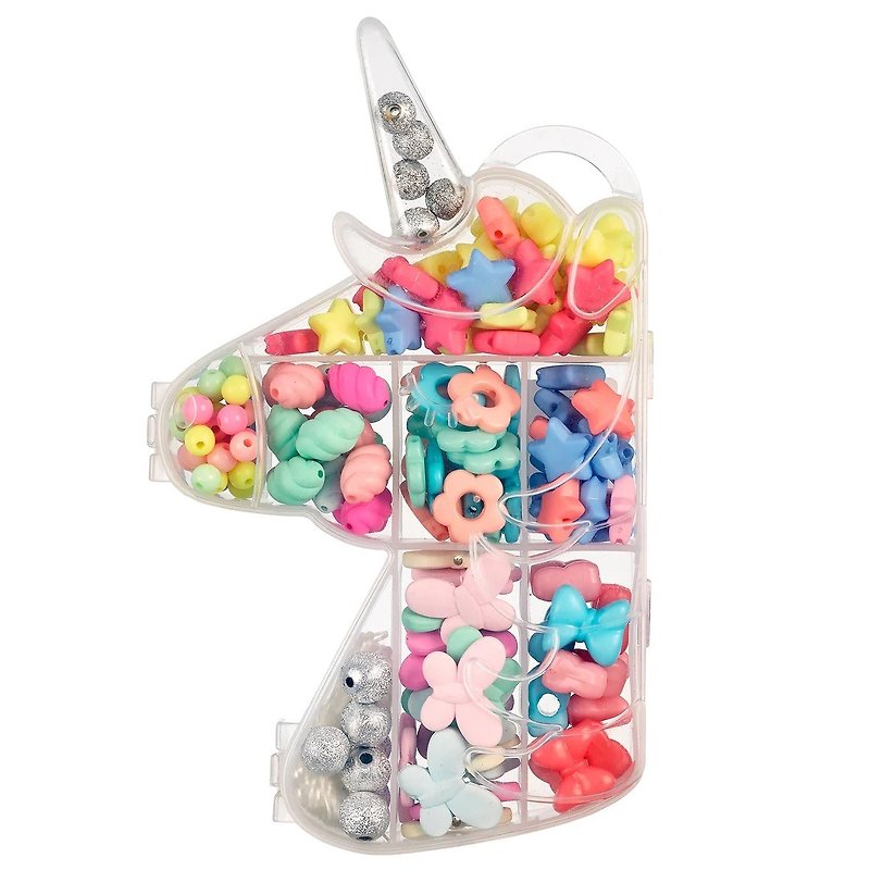 Dutch Souza Unicorn Colorful Beaded Box - Bracelets - Plastic Multicolor