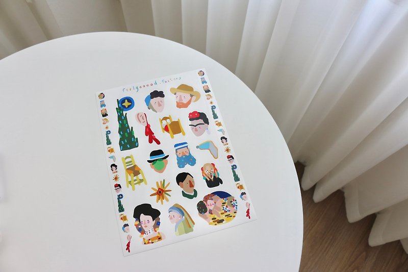 Artist Series Sticker A4 - 貼紙 - 紙 多色