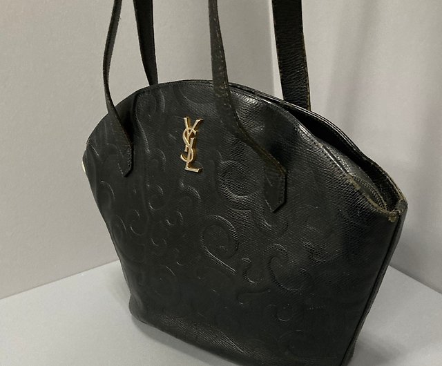 Vintage Louis Vuitton Black Epi Saint Jacques Small Handbag
