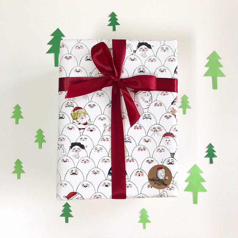聖誕禮物限定- 交換禮物福袋 (3種組合) - 卡片/明信片 - 紙 白色