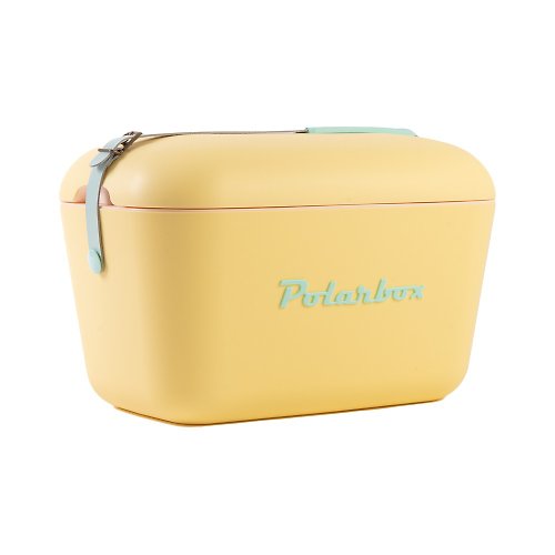 亞克科技 yark 西班牙 Polarbox 12L流行時尚露營野餐保冰盒-馬德里起司黃