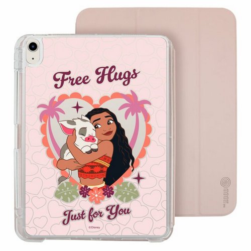 The Hood Pinkoi 旗艦店 迪士尼莫娜 iPad Air /Pro2024mini7可拆式防摔透明保護摺套