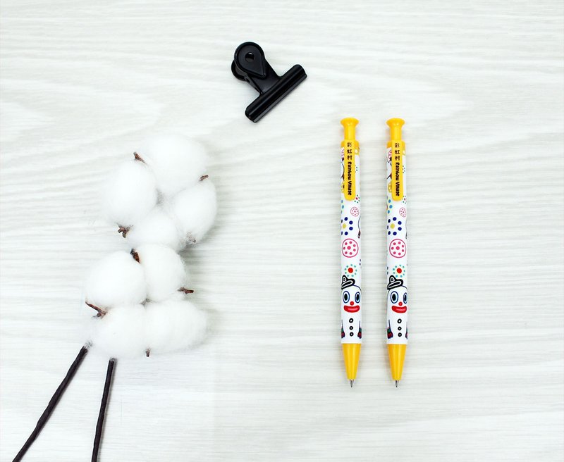 【Courtesy】Cute Snowman 0.5MM Mechanical Pencil - Pencils & Mechanical Pencils - Wood Multicolor